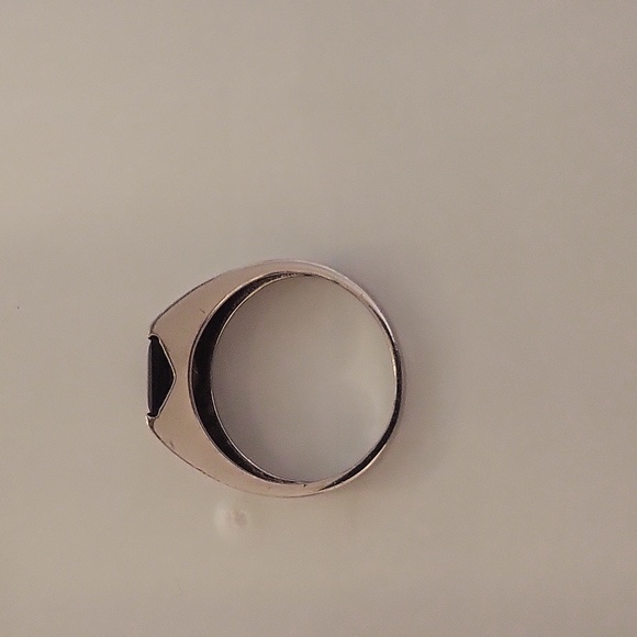 Natural Smoky Quartz Gemstone S925 Sterling silver Ring For Men's - Picture 6 of 6